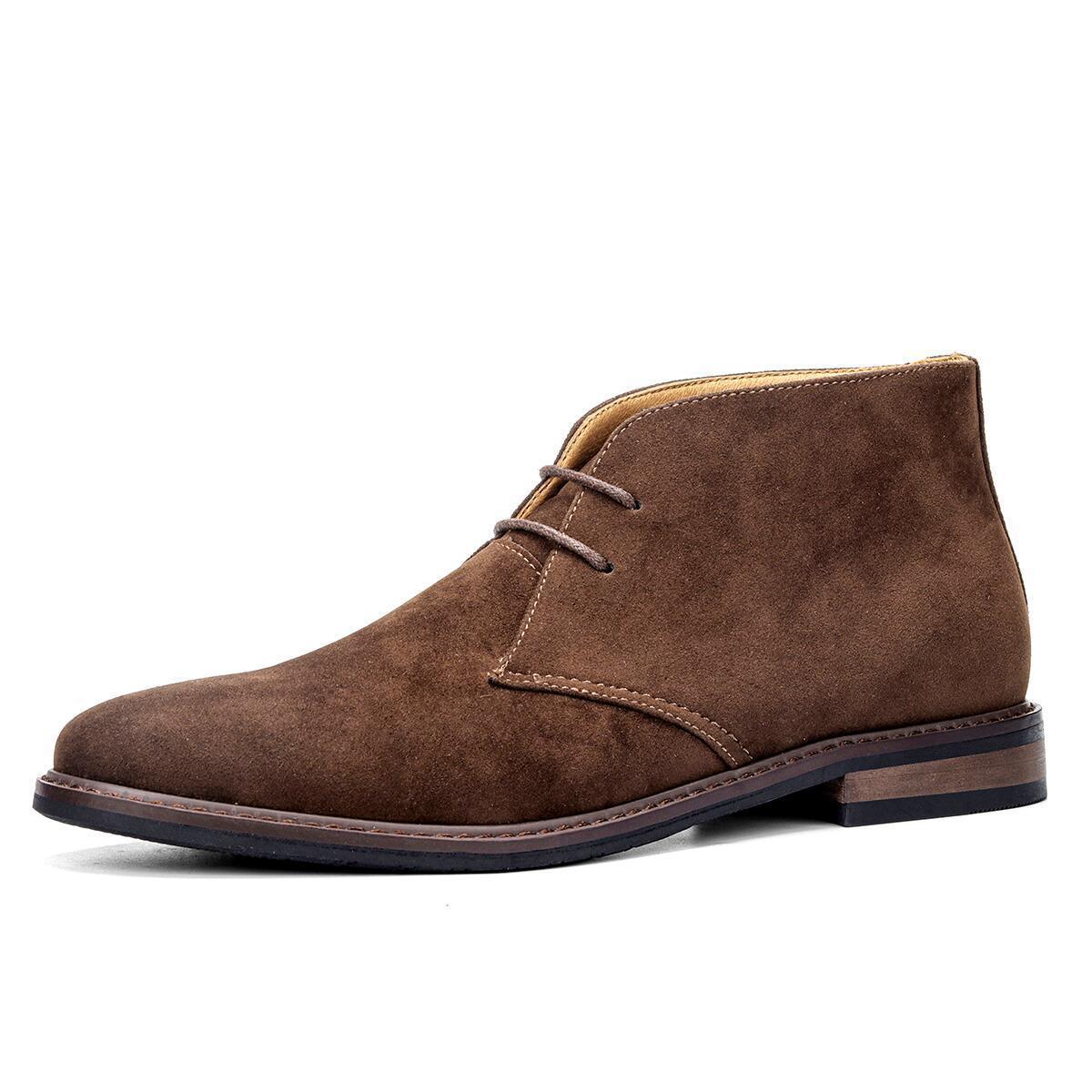 Plus Size Men's Retro Desert Boots Classic - Nioor