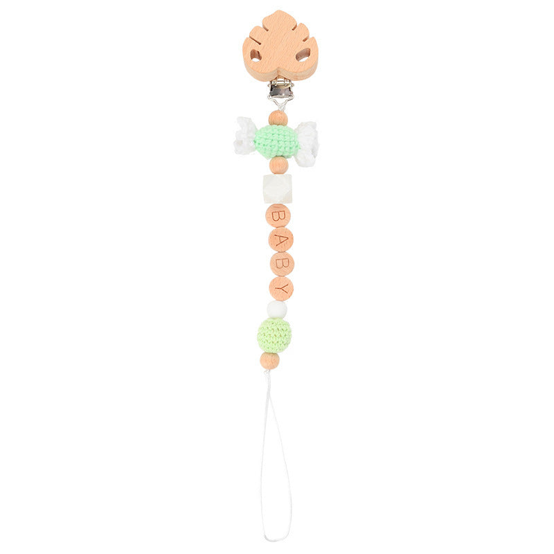 Crochet Woolen Candy Pacifier Chain