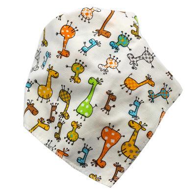 Baby Bibs Waterproof Triangle Cotton Cartoon Child Baberos Bandana Bibs Dribble Bibs Newborn Slabber Absorbent Cloth - Nioor