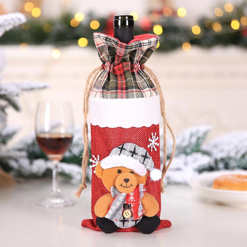 Christmas Decorations Christmas Wine Bottle Socks - Nioor