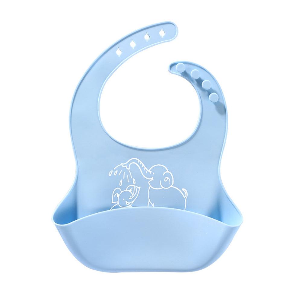 Baby food Bib baby meal silicone saliva bag - Nioor