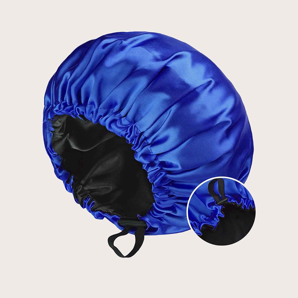 New Women's Fashion Double-layer Satin Sleeping Hat - Nioor