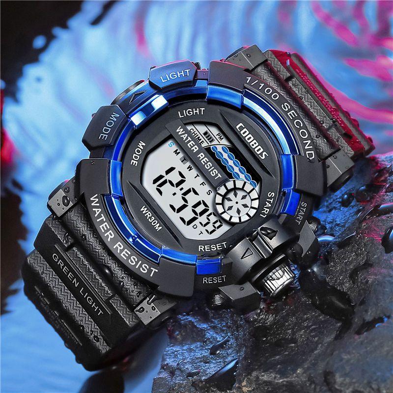 Waterproof Sports Electronic Luminous Men's And Women's Watch - Nioor