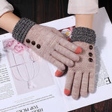 Touch Screen Riding Cute Game Split Finger Gloves - Nioor