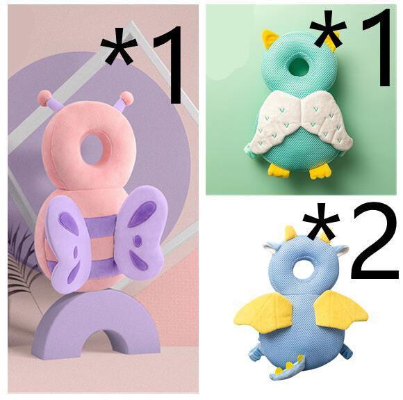 Baby Toddler Headrest Child Protection Baby Head Protection Cushion Cute Angel Wings - Nioor