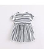 Girl's yarn-dyed striped dress