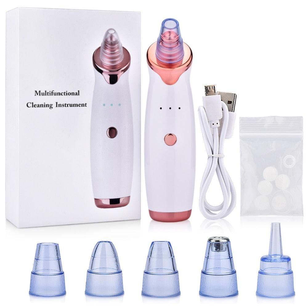 Blackhead Instrument Electric Suction Facial Washing Instrument Beauty Acne Cleaning Blackhead Suction Instrument - Nioor