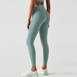 High Waisted Yoga Pants For Women With Naked Butt Lift Peach Running Tight Exercise - Nioor