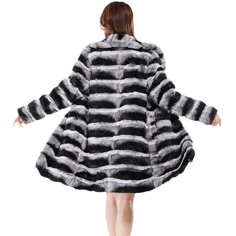 Faux Fur Coat Women's Mid-length - Nioor