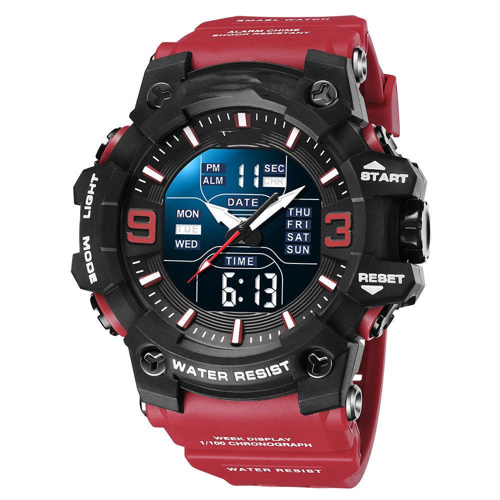 Men's Sports Waterproof Multifunctional Electronic Watch - Nioor