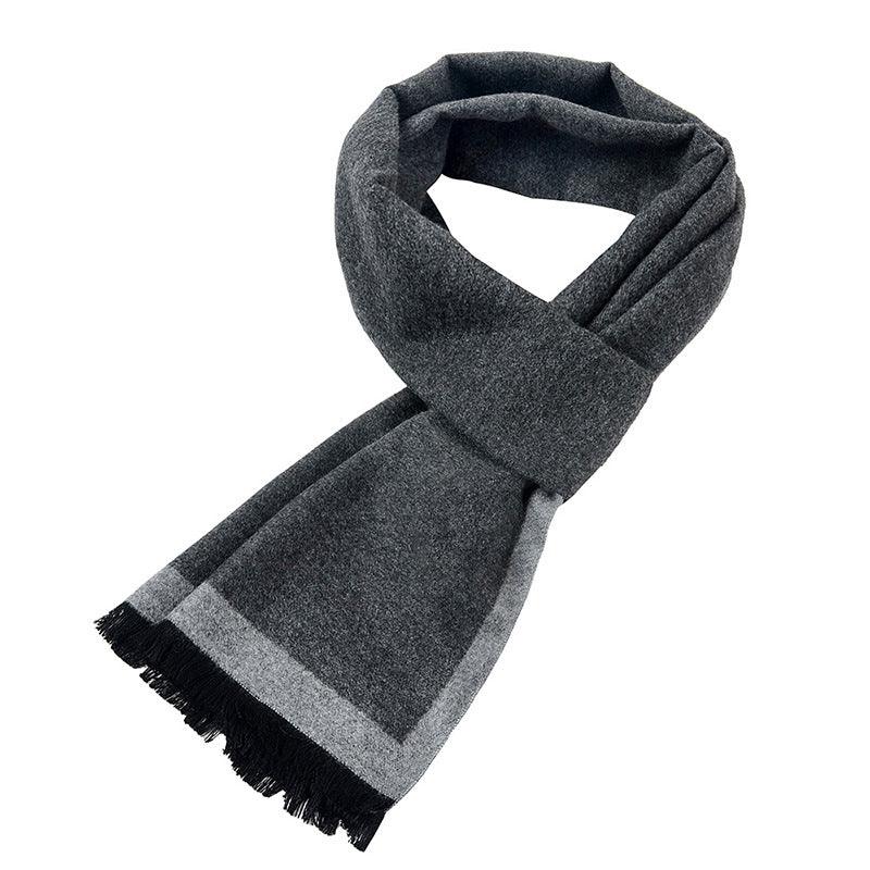 Men's Fashion Simple Brushed Warm Scarf - Nioor