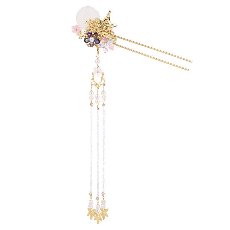 Ancient Costume Hairpin Accessories Tassel Walking Fairy Girl - Nioor