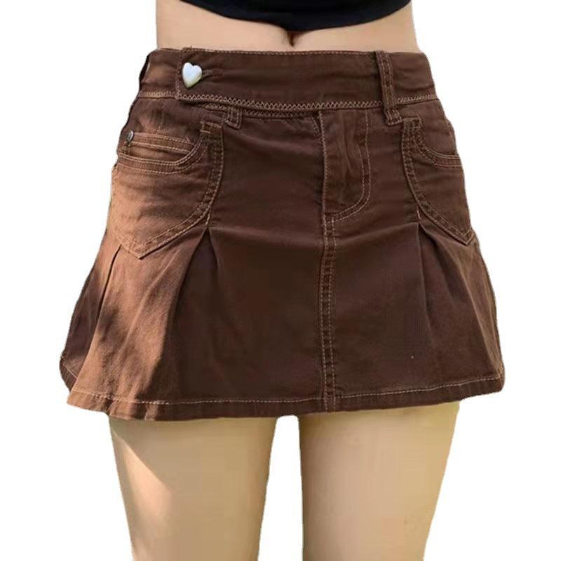 European And American Retro Style Hot Girl Culottes - Nioor