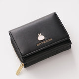 Women's Square Wallet Three Fold Multifunctional Card Holder