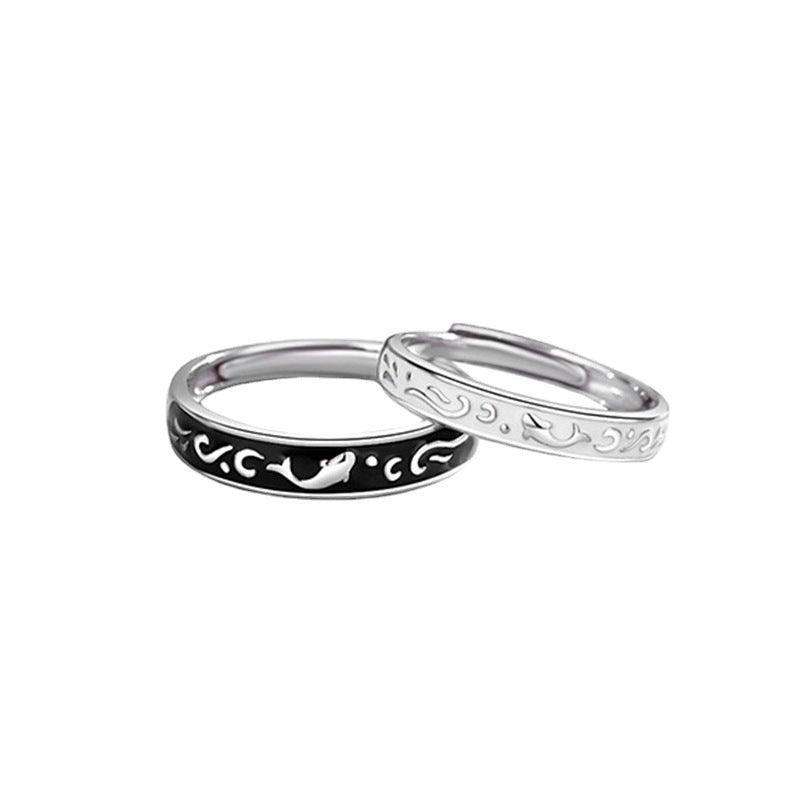 Small Design Adjustable Ring With Opening - Nioor