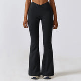 Wide Pants Hip Lifting Yoga Bell-bottom Pants Sports - Nioor