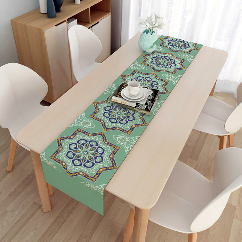 Muslim Eid Decoration Linen Long Table Napkin Placemat