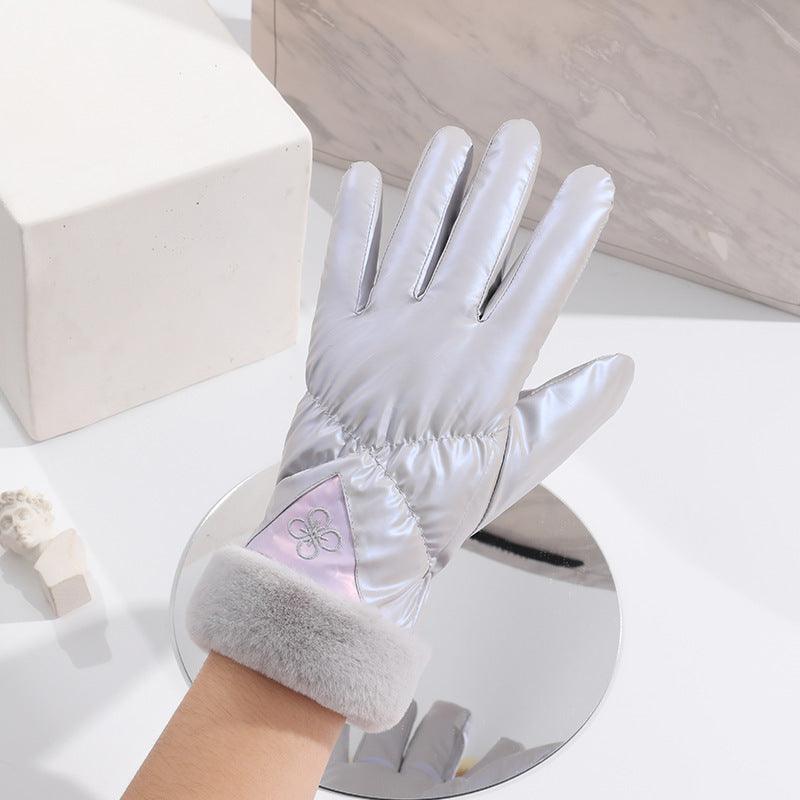 Women's Warm Thickened Velvet Gloves - Nioor