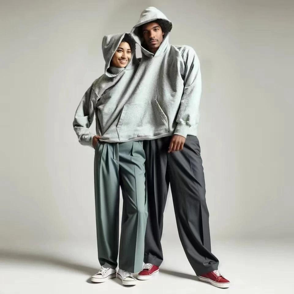 European And American Creative Couple Solid Color Jumpsuit - Nioor