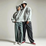 European And American Creative Couple Solid Color Jumpsuit - Nioor