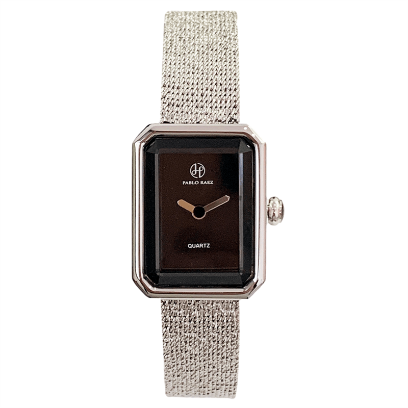 Square Dial Mesh With Delicate Quartz Watch Waterproof - Nioor