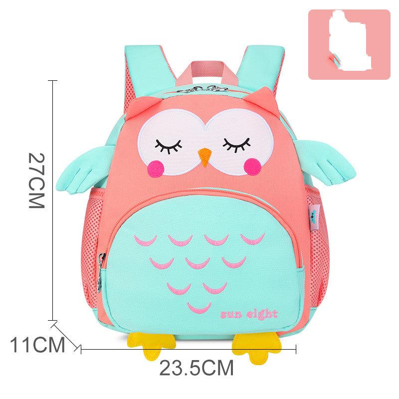 Cute Cartoon Shoulders Baby Lightweight Backpack Elementary School Schoolbag - Nioor