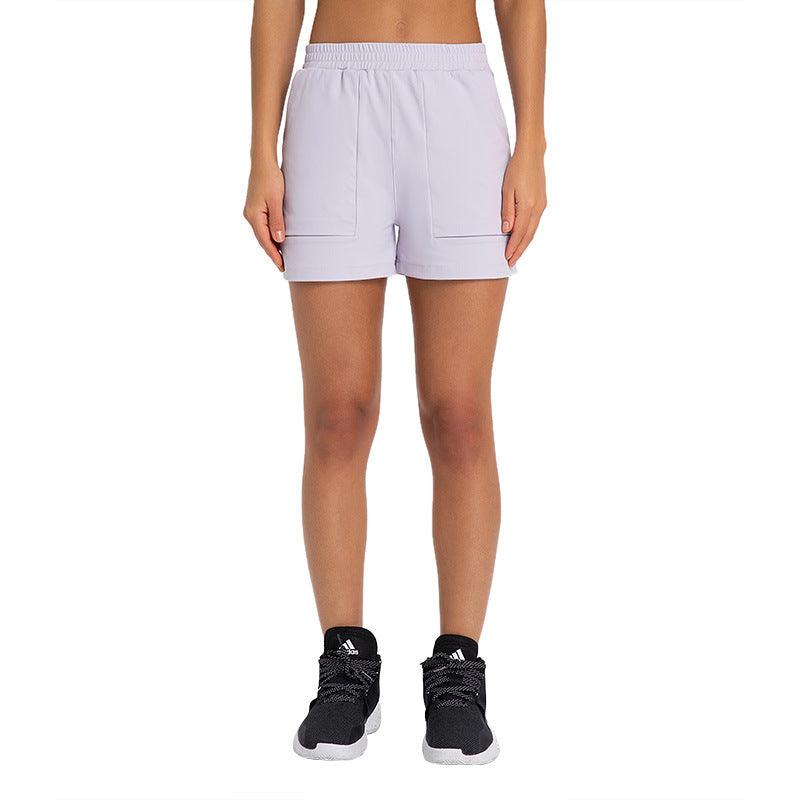 Fitness Elastic Waist Of Trousers Yoga Shorts - Nioor