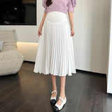 Pregnant Women's Summer Thin Pleated Pleated Skirt - Nioor