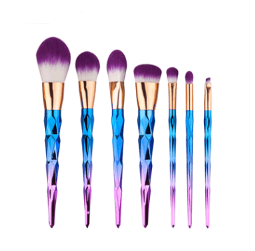 7 makeup brushes, makeup tools, diamond makeup brush foundation brush - Nioor