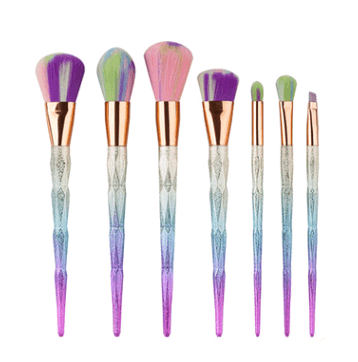 7 makeup brushes, makeup tools, diamond makeup brush foundation brush - Nioor