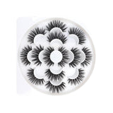 7 pairs of 3D false eyelashes - Nioor