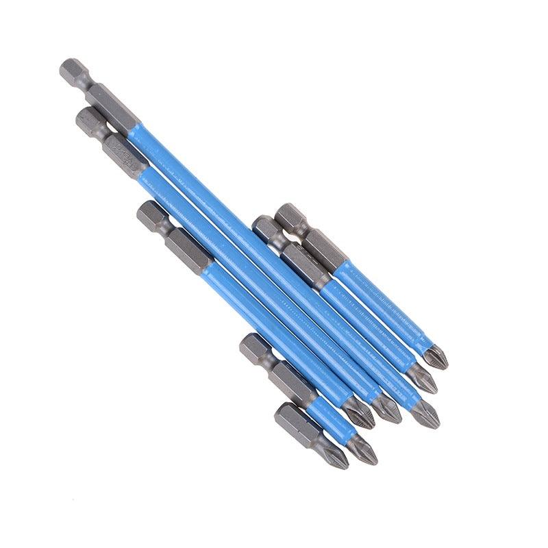 7 Pcs Ph2 Anti Slip Magnetic Cross Electric Drill Bits Screw Nozzle Taper Corrector 25Mm 50Mm 65Mm 70Mm 90Mm 127Mm 150Mm - Nioor