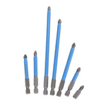 7 Pcs Ph2 Anti Slip Magnetic Cross Electric Drill Bits Screw Nozzle Taper Corrector 25Mm 50Mm 65Mm 70Mm 90Mm 127Mm 150Mm - Nioor