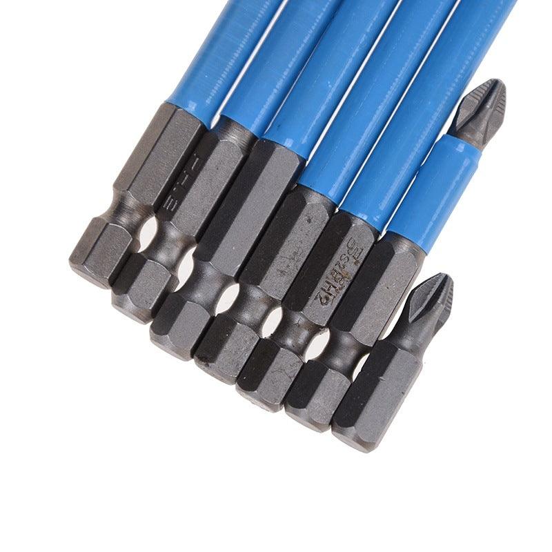 7 Pcs Ph2 Anti Slip Magnetic Cross Electric Drill Bits Screw Nozzle Taper Corrector 25Mm 50Mm 65Mm 70Mm 90Mm 127Mm 150Mm - Nioor