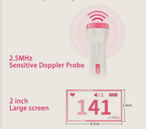 Fetal Heart Rate Monitor Home Pregnancy Baby Fetal Sound Heart Rate Detector - Nioor