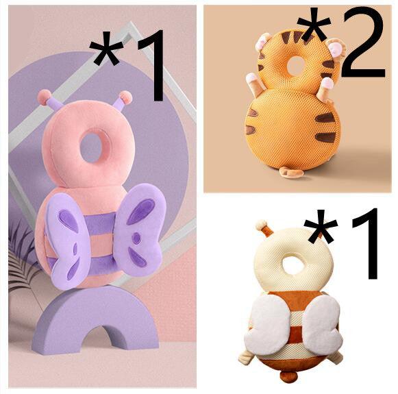 Baby Toddler Headrest Child Protection Baby Head Protection Cushion Cute Angel Wings - Nioor