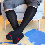 Men's Thin Cotton Slightly Bright, Smooth And Breathable Middle-long Stockings - Nioor