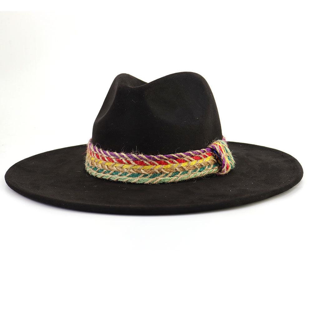 New Wide Brim Top Hat For Women - Nioor