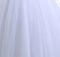 Trailing wedding dress tube top lace wedding dress - Nioor