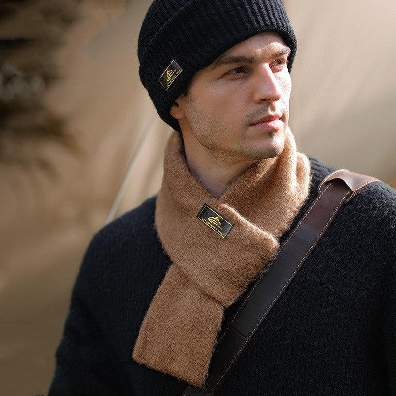 Men's Fashion Outdoor Casual Padded Warm Scarf - Nioor