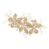 Flower Rhinestone Hair Accessories Bridal Wedding Hair Band - Nioor