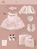 Baby High-end Gift Box Little Princess Dress Lace Dress Suit