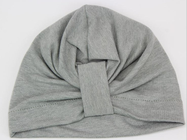 Baby Knotted Pullover Hat Bow Single Layer Thin