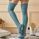 Long Tube Woolen Yarn Socks - Nioor