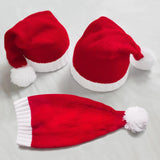 Christmas Warm Fur Ball Knitted Hat - Nioor