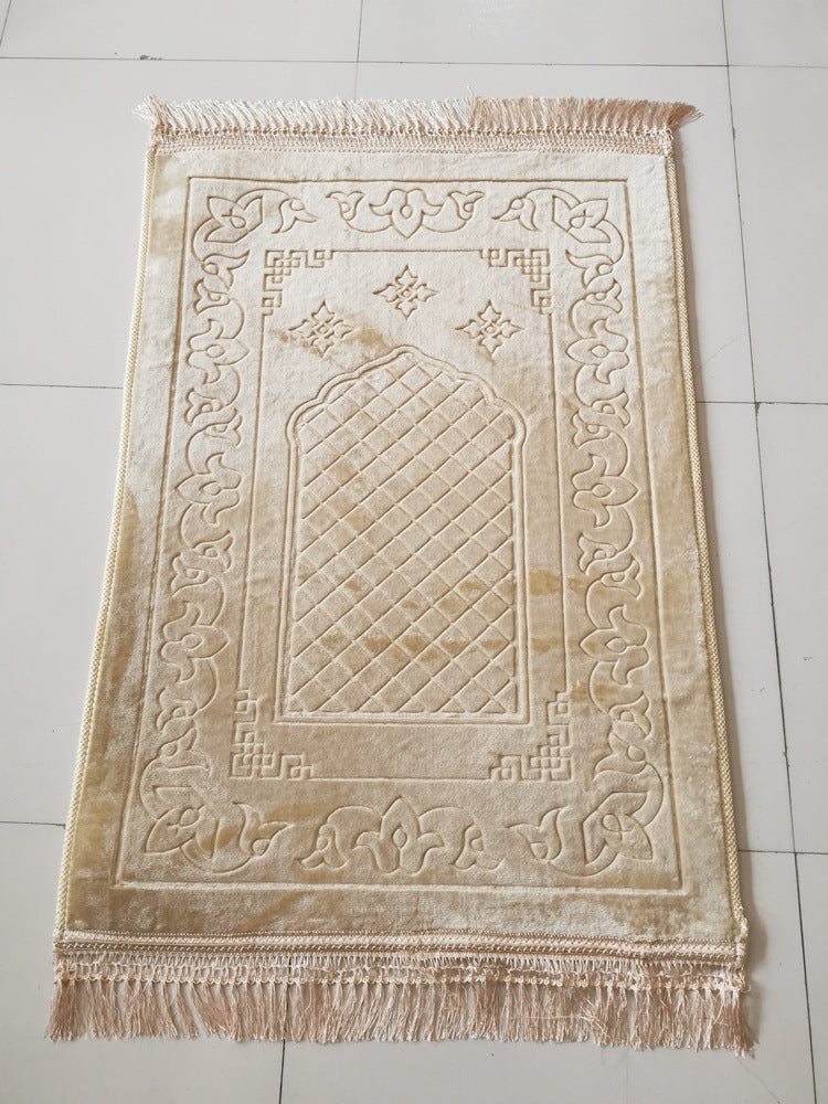 Plain Embossed Prayer Blanket For Worship