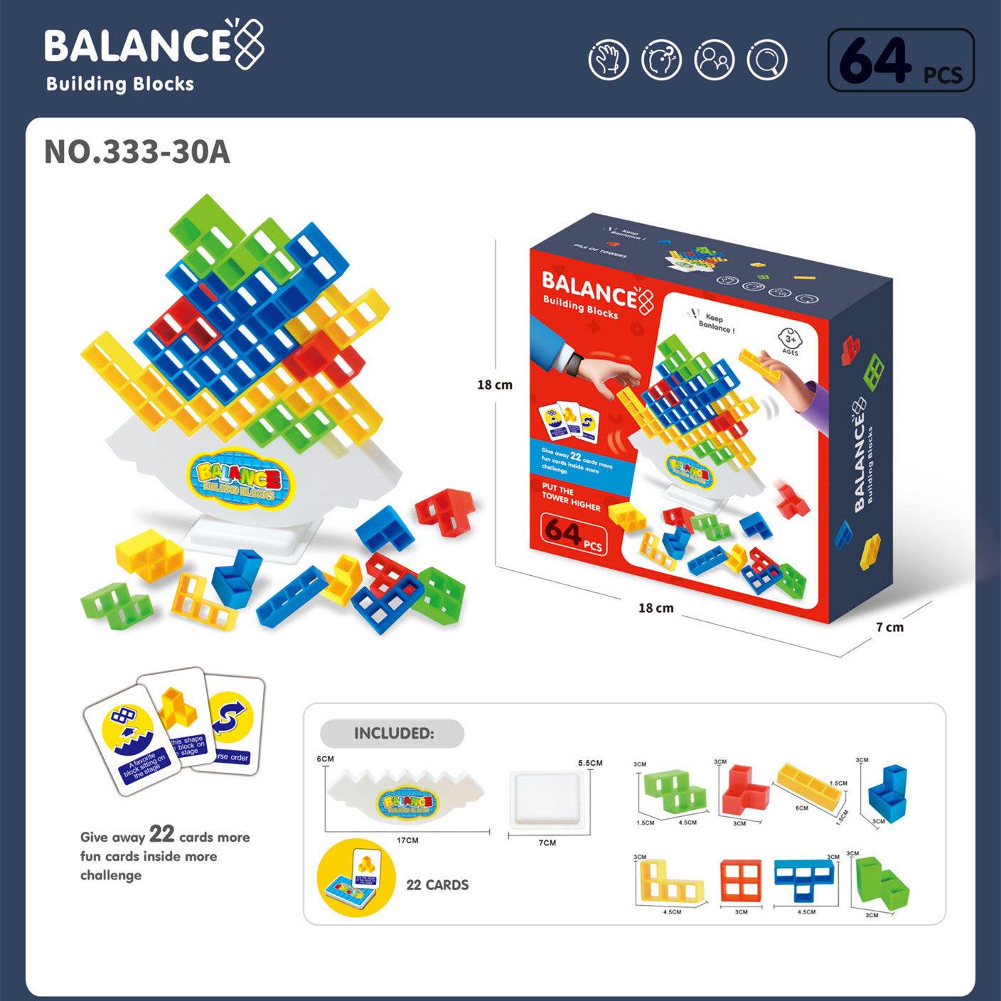 Balance Stacking Board Games Kids Adults Tower Block Toys For Family Parties Travel Games Boys Girls Puzzle Buliding Blocks Toy - Nioor