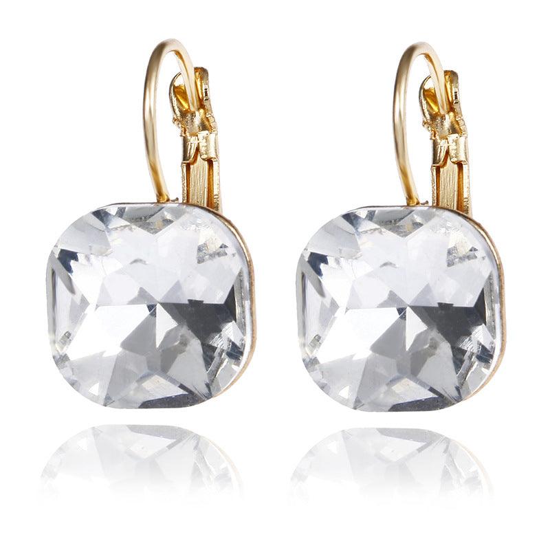 Crystal earrings earrings - Nioor