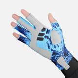 Fishing Gloves Exposed Five Fingers Breathable Non-slip Sunscreen Men - Nioor