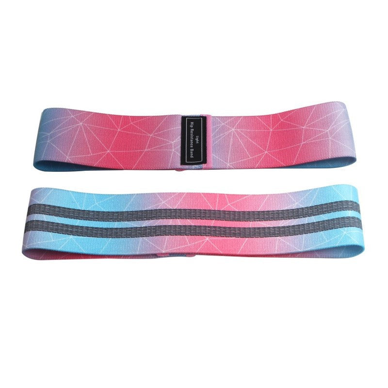 Gradually Changing Polyester Cotton Woven Yoga Pull Belt